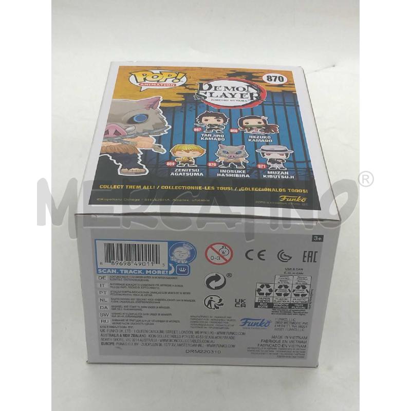 ACTION FIGURE FUNKO POP DEMON SLAYER INOSUKE HASHIBIRA 870 | Mercatino dell'Usato Moncalieri bengasi 5