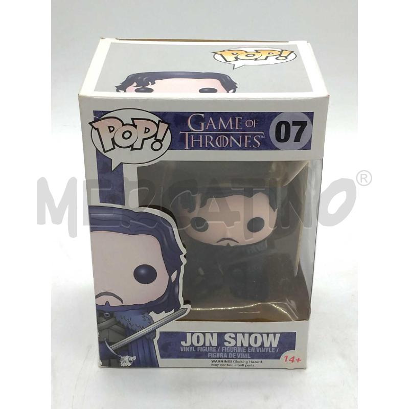 ACTION FIGURE FUNKO POP GAME OF TRONES JON SNOW 07 | Mercatino dell'Usato Moncalieri bengasi 1