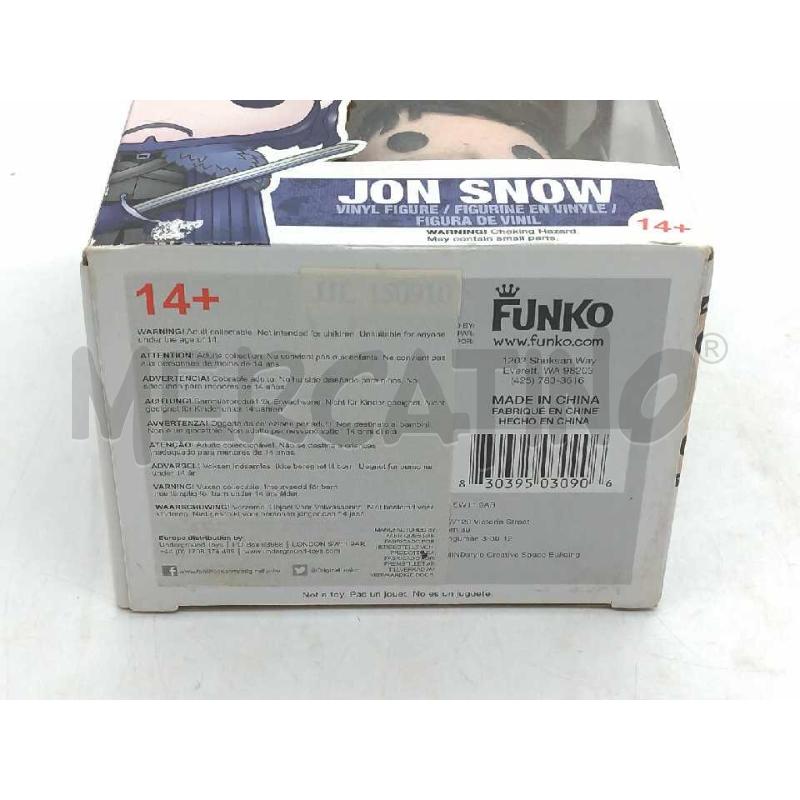 ACTION FIGURE FUNKO POP GAME OF TRONES JON SNOW 07 | Mercatino dell'Usato Moncalieri bengasi 5