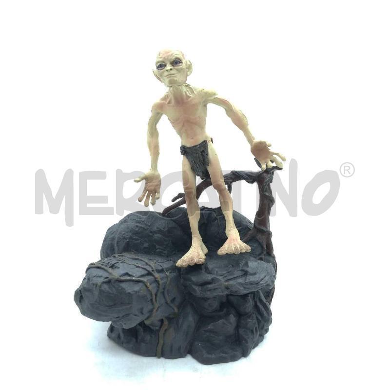 ACTION FIGURE SIGNORE DEGLI ANELLI SMEAGOL SU PIETRA PARLANTE MARVEL 2003 FUNZIONANTE CM 15 | Mercatino dell'Usato Moncalieri bengasi 1