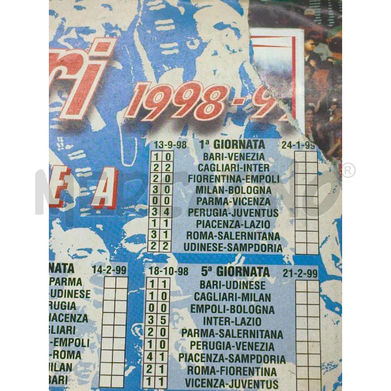 ALBUM FIGURINE CALCIATORI PANINI STAGIONE 1998/99 INCOMPLETO | Mercatino dell'Usato Moncalieri bengasi 2