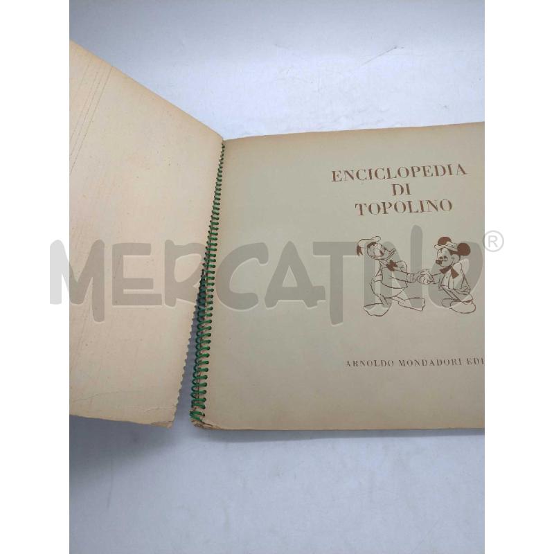 ALBUM FIGURINE ENCICLOPEDIA DI TOPOLINO I MAMMIFERI INCOMPLETO  | Mercatino dell'Usato Moncalieri bengasi 2