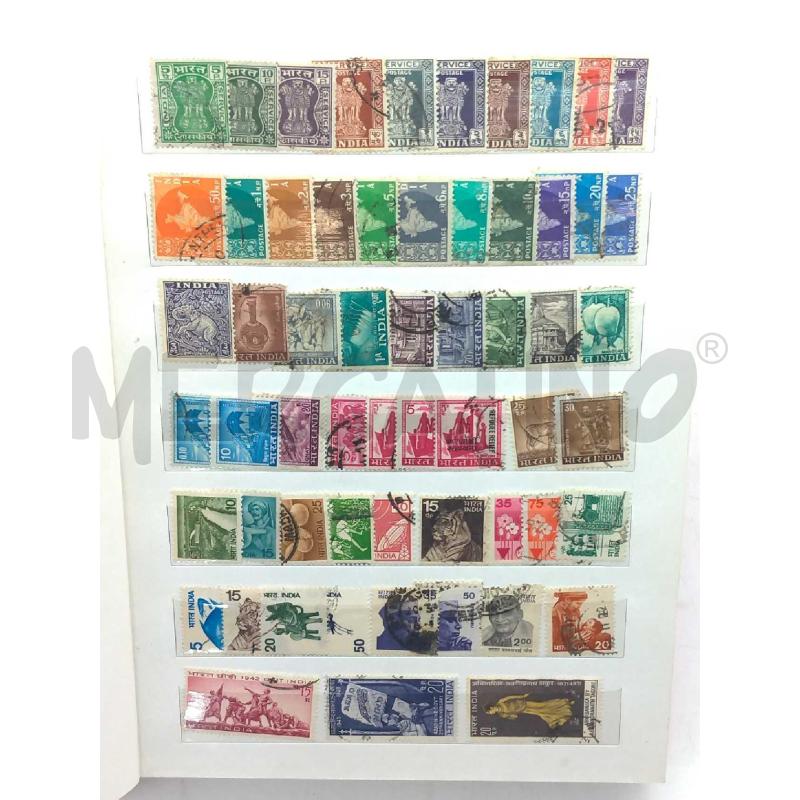 ALBUM FRANCOBOLLI MISTO INDIA | Mercatino dell'Usato Moncalieri bengasi 1