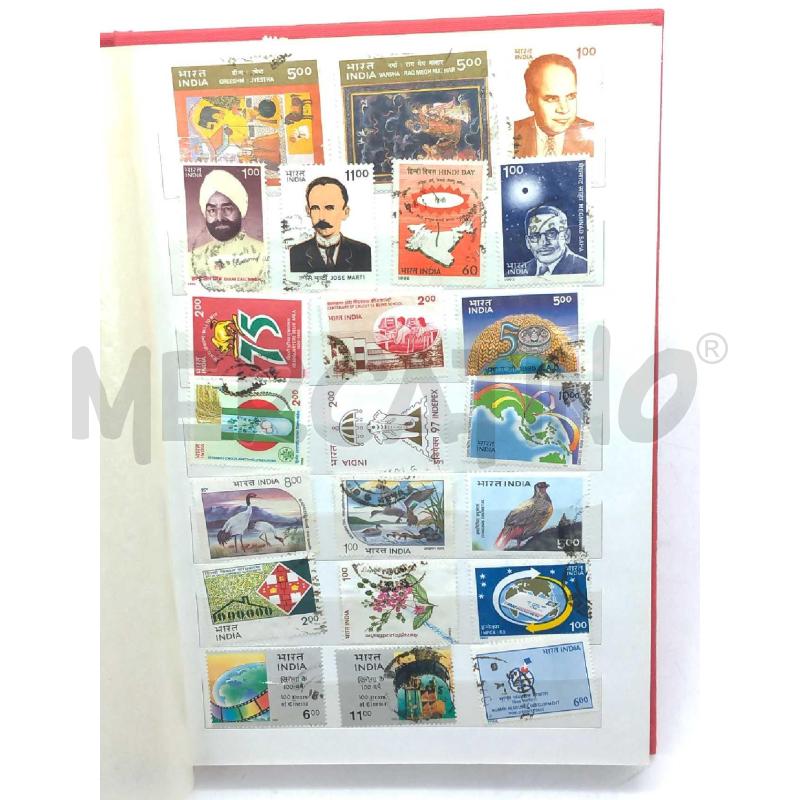 ALBUM FRANCOBOLLI MISTO INDIA | Mercatino dell'Usato Moncalieri bengasi 4