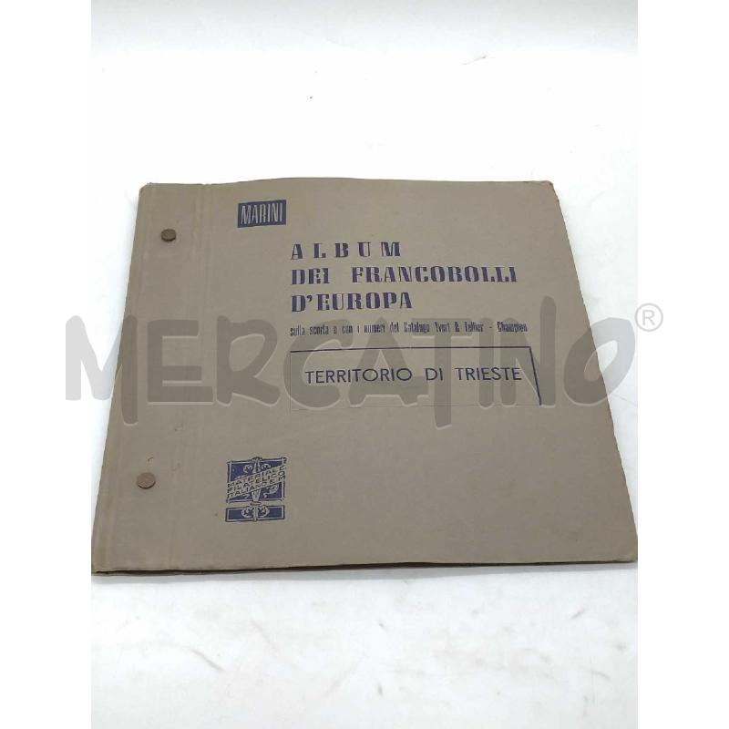 ALBUM FRANCOBOLLI TERITORIO DI TRIESTE MARINI | Mercatino dell'Usato Moncalieri bengasi 1