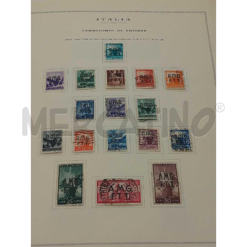 ALBUM FRANCOBOLLI TERITORIO DI TRIESTE MARINI | Mercatino dell'Usato Moncalieri bengasi 2