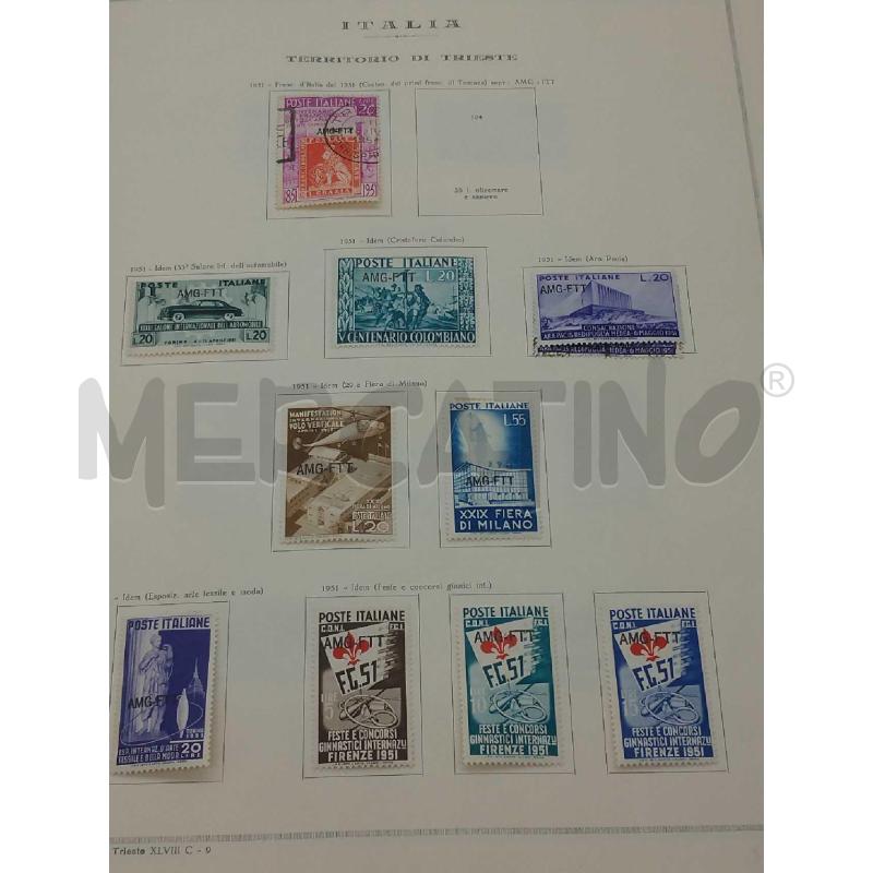 ALBUM FRANCOBOLLI TERITORIO DI TRIESTE MARINI | Mercatino dell'Usato Moncalieri bengasi 4