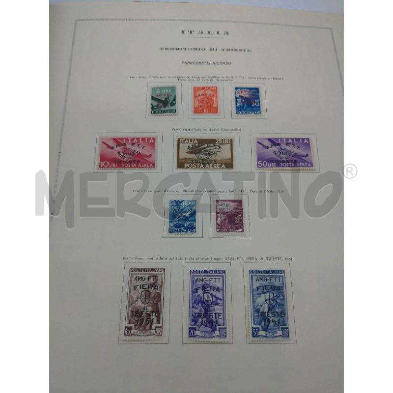 ALBUM FRANCOBOLLI TERITORIO DI TRIESTE MARINI | Mercatino dell'Usato Moncalieri bengasi 5