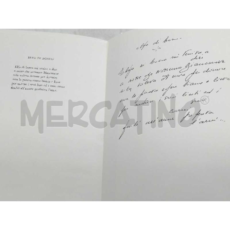 ALDA MERINI 25 POESIE AUTOGRAFE IN CARTA LINDA RACCOLTA DEL 1994 STAMPERIA VALDONEGA VERONA ES. 2/75 | Mercatino dell'Usato Moncalieri bengasi 2