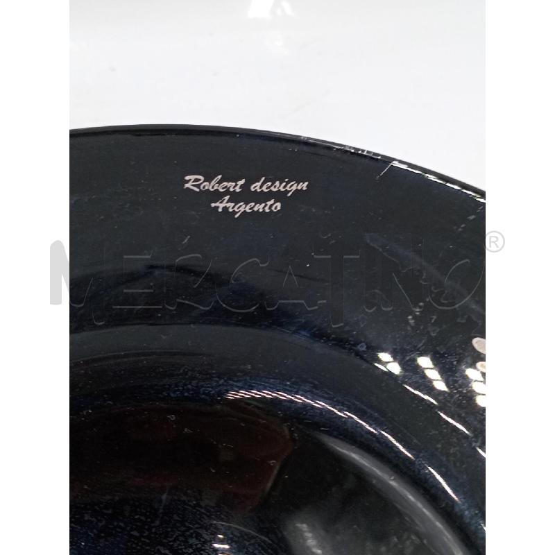 ALZATA VETRO NERO ROBERT DESIGN ARGENTO | Mercatino dell'Usato Moncalieri bengasi 3