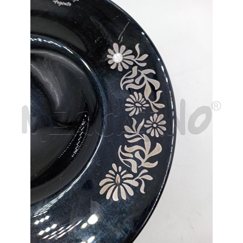 ALZATA VETRO NERO ROBERT DESIGN ARGENTO | Mercatino dell'Usato Moncalieri bengasi 5