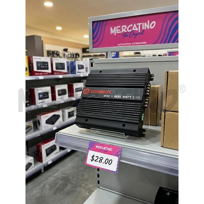 AMPLIFICATORE AUTO 200 W SONAVOX | Mercatino dell'Usato Moncalieri bengasi 1