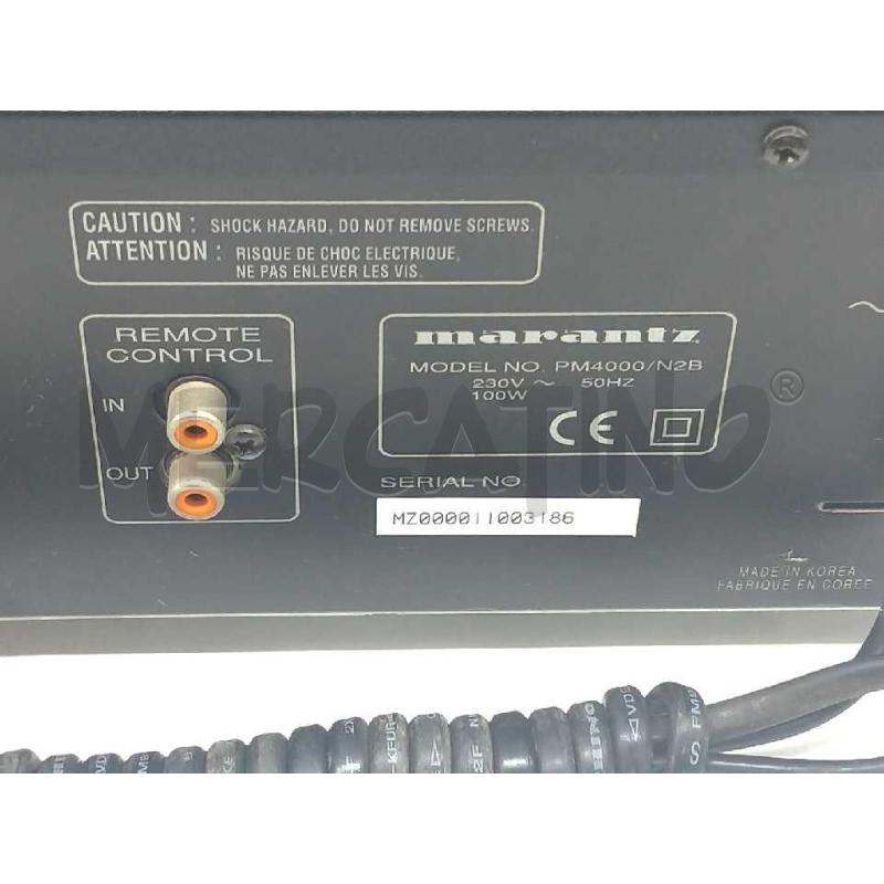 AMPLIFICATORE MARANTZ PM4000 | Mercatino dell'Usato Moncalieri bengasi 5