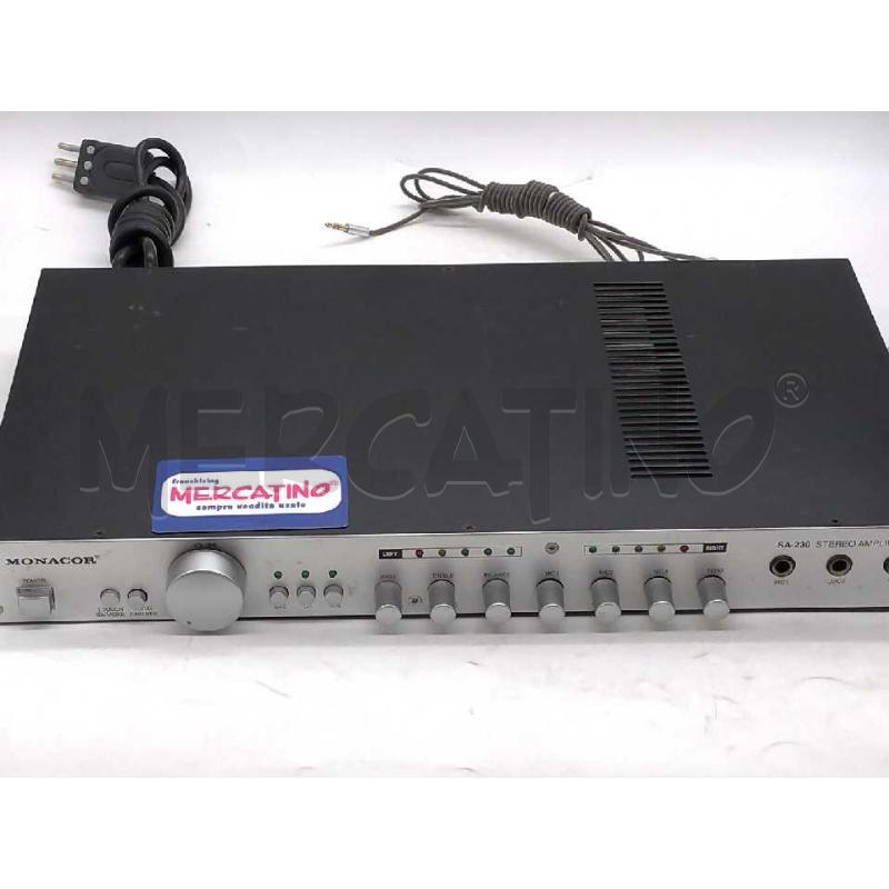 AMPLIFICATORE MONACOR SA-230 | Mercatino dell'Usato Moncalieri bengasi 1