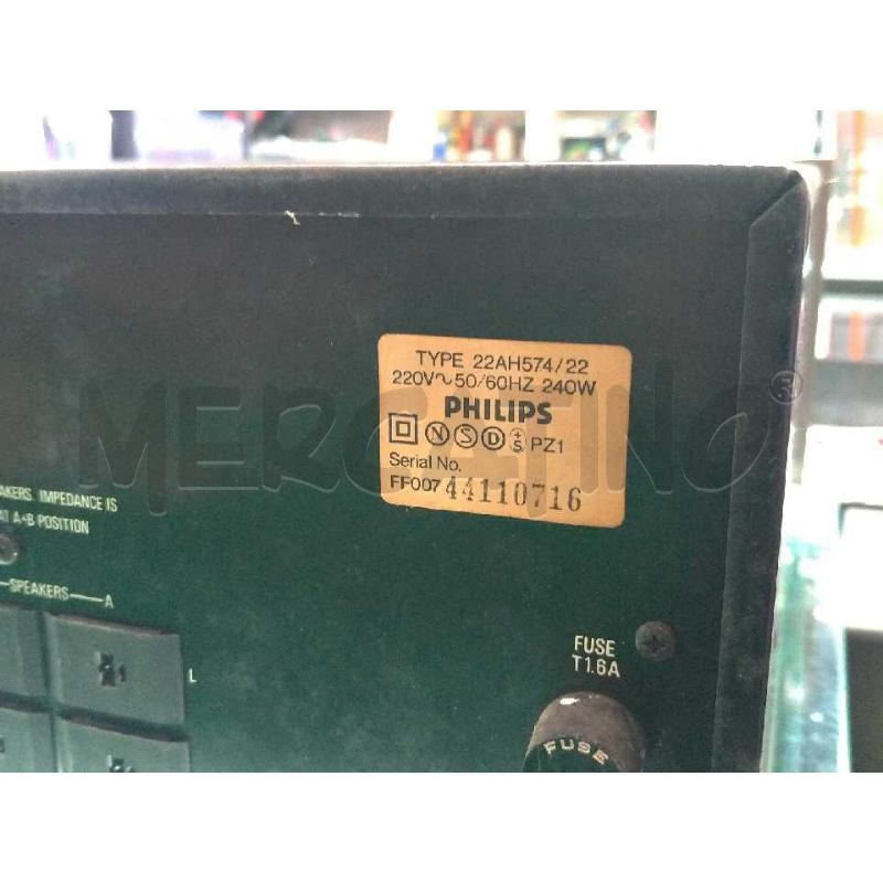 AMPLIFICATORE PHILIPS A 8000 | Mercatino dell'Usato Moncalieri bengasi 5