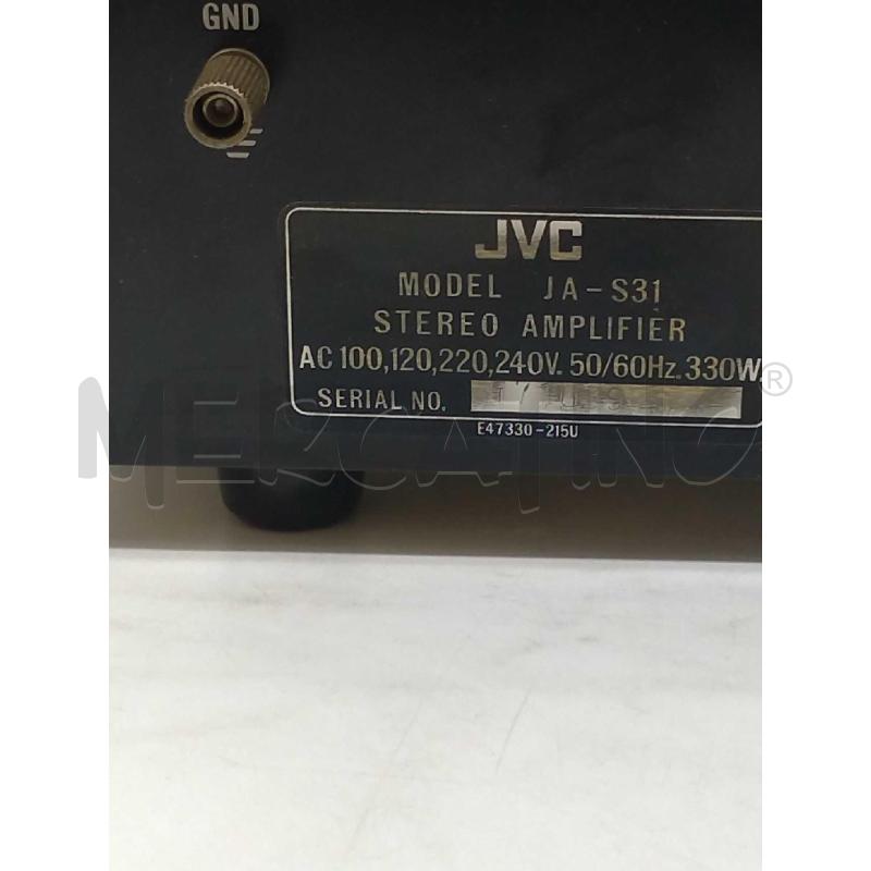 AMPLIFICATORE STEREO INTEGRATO JVC JA S31  | Mercatino dell'Usato Moncalieri bengasi 3