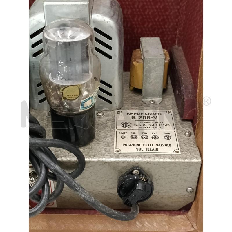 AMPLIFICATORE VINTAGE GELOSO G.206-V DA COLLEZIONE | Mercatino dell'Usato Moncalieri bengasi 3