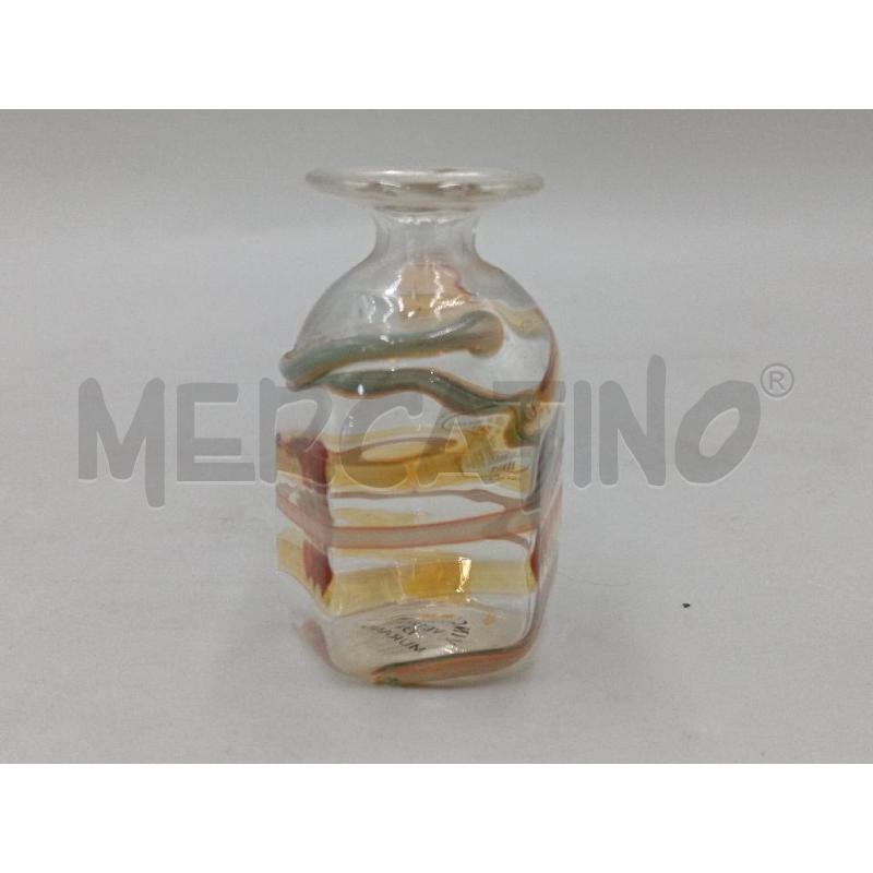 AMPOLLA VASETTO VETRO SOFFIATO MURANO LAVORAZIONE SPIRALE  | Mercatino dell'Usato Moncalieri bengasi 1