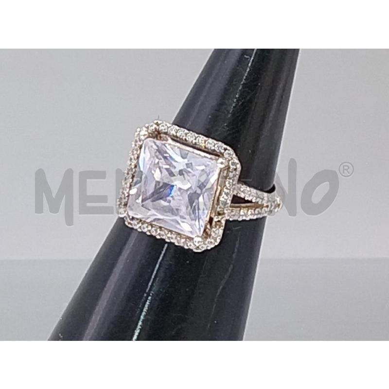ANELLO DONNA ARGENTATO CON STRASS | Mercatino dell'Usato Moncalieri bengasi 1