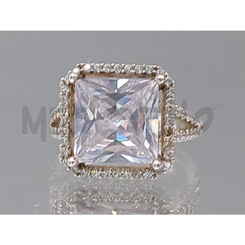 ANELLO DONNA ARGENTATO CON STRASS | Mercatino dell'Usato Moncalieri bengasi 3