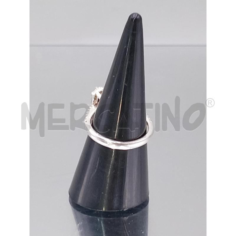 ANELLO DONNA ARGENTATO CON STRASS | Mercatino dell'Usato Moncalieri bengasi 5