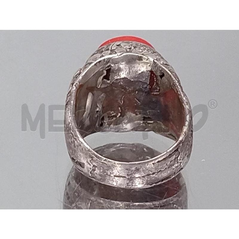 ANELLO DONNA ARGENTATO PIETRAS ROSSA | Mercatino dell'Usato Moncalieri bengasi 3