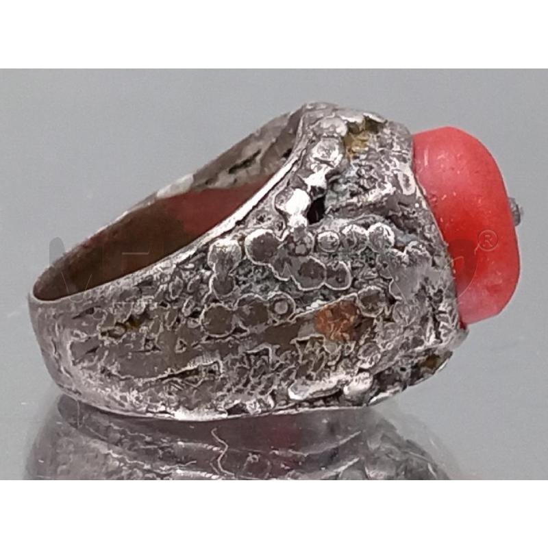 ANELLO DONNA ARGENTATO PIETRAS ROSSA | Mercatino dell'Usato Moncalieri bengasi 5