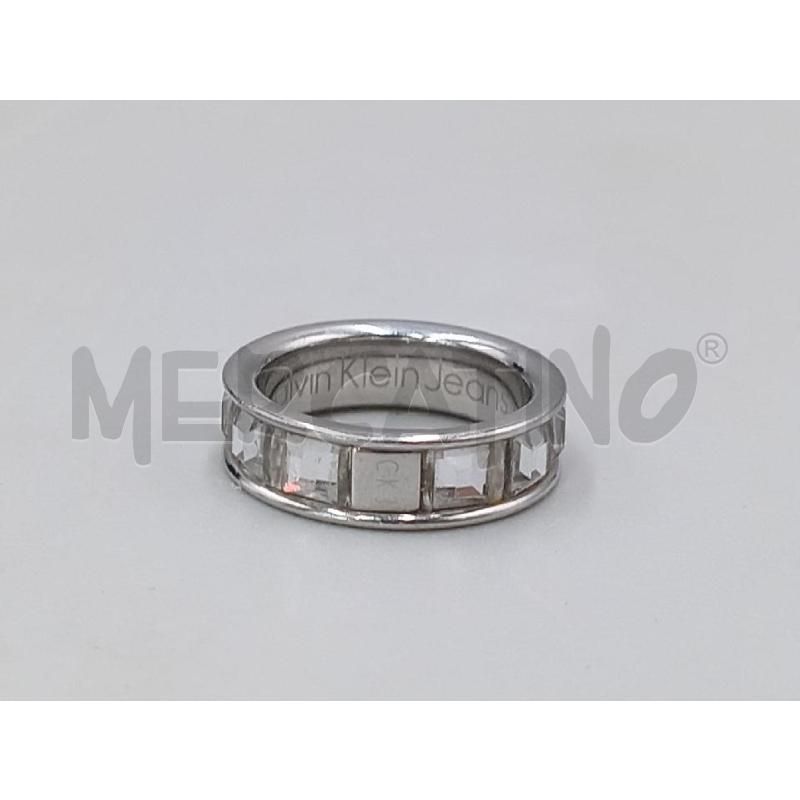 ANELLO DONNA CALVIN KLEIN JEANS CON BRILLANTINI | Mercatino dell'Usato Moncalieri bengasi 1