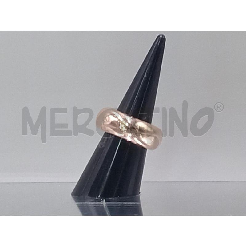 ANELLO DONNA MARCELLO PANE DORATO INSERTO NERO | Mercatino dell'Usato Moncalieri bengasi 3