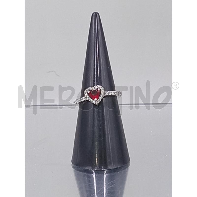ANELLO DONNA PANDORA TIMELESS CUORE ROSSO | Mercatino dell'Usato Moncalieri bengasi 1