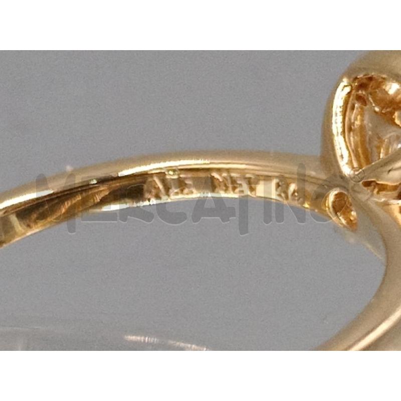 ANELLO DONNA PANDORA TIMELESS DORATO CON CRISTALLO | Mercatino dell'Usato Moncalieri bengasi 3
