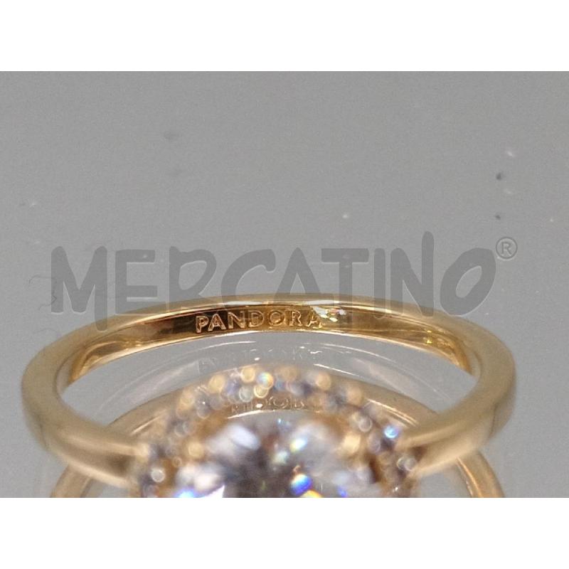 ANELLO DONNA PANDORA TIMELESS DORATO CON CRISTALLO | Mercatino dell'Usato Moncalieri bengasi 4