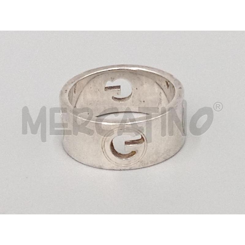 ANELLO GUCCI ARGENTATO  | Mercatino dell'Usato Moncalieri bengasi 1