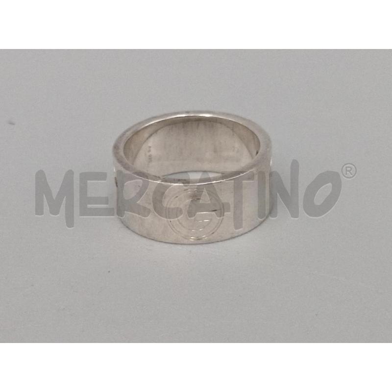 ANELLO GUCCI ARGENTATO  | Mercatino dell'Usato Moncalieri bengasi 2