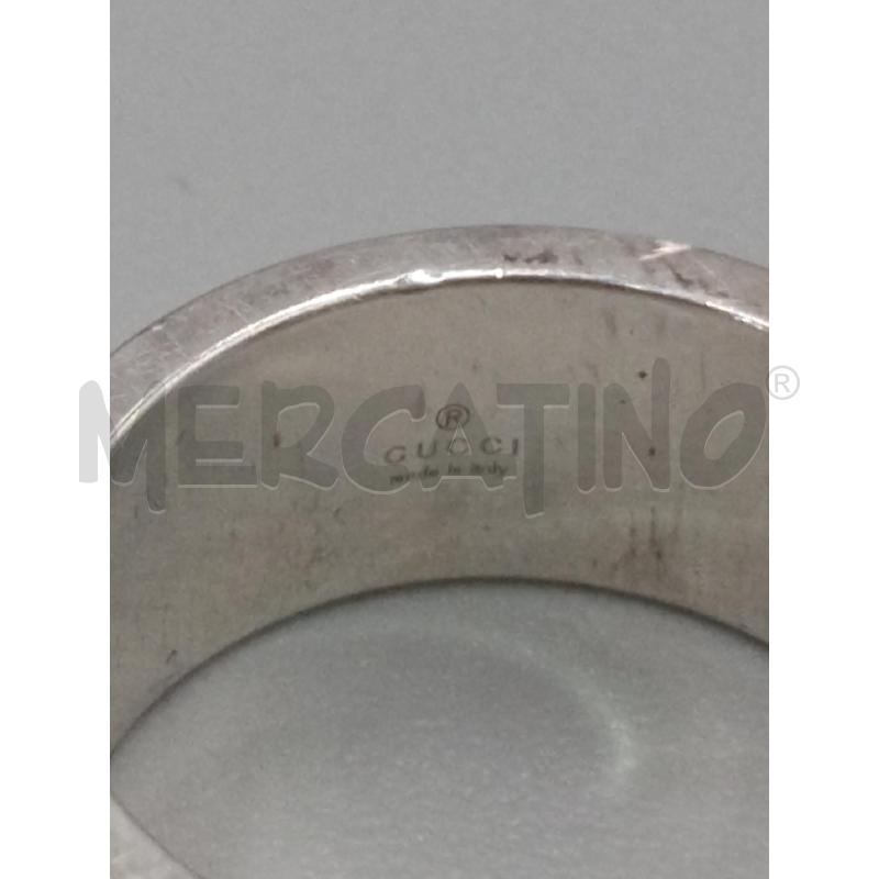 ANELLO GUCCI ARGENTATO  | Mercatino dell'Usato Moncalieri bengasi 3