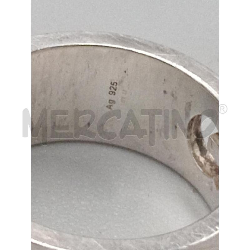 ANELLO GUCCI ARGENTATO  | Mercatino dell'Usato Moncalieri bengasi 5