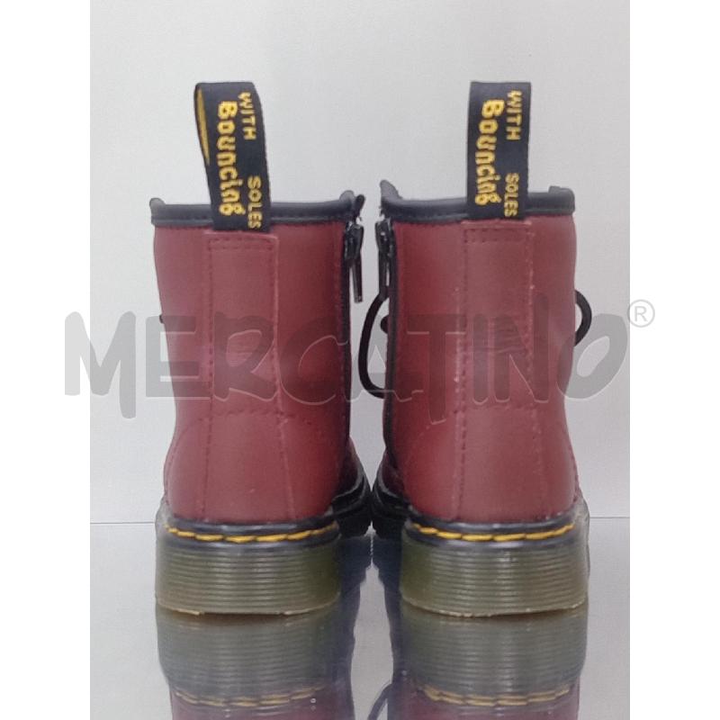ANFIBI BAMBINO DR MARTENS CHERRY RED  | Mercatino dell'Usato Moncalieri bengasi 3