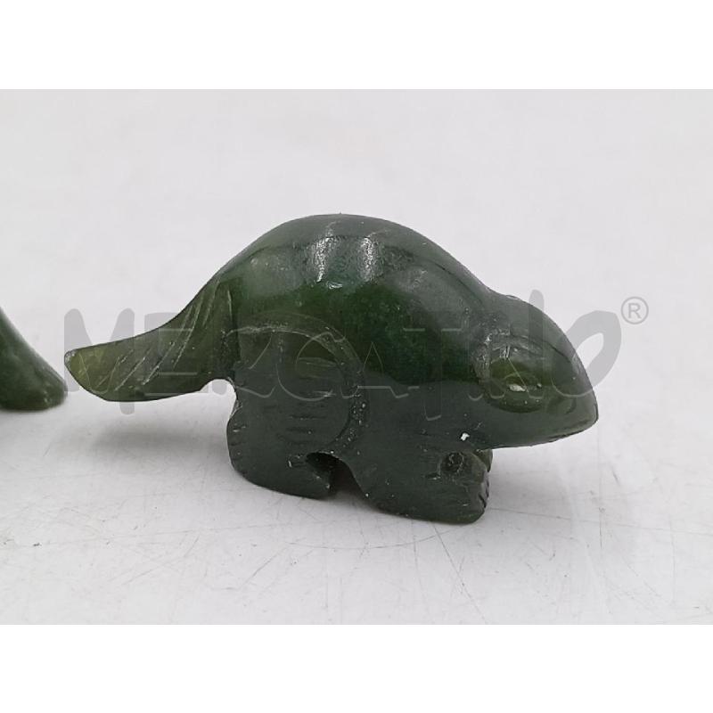 ANIMALI PZ.5 MATERIALE SIMIL ONICE VERDE  | Mercatino dell'Usato Moncalieri bengasi 4