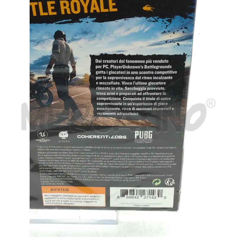 ANTEPRIMA DEL GIOCO XBOX ONE BATTLEGROUNDS PLAYRUNKNOWN'S SIGILLATO  | Mercatino dell'Usato Moncalieri bengasi 5