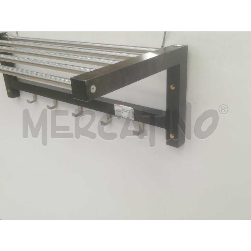 APPENDI ABITI LEGNO NERO E FERRO | Mercatino dell'Usato Moncalieri bengasi 3