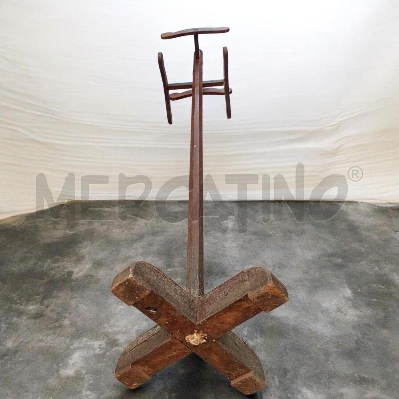 APPENDI ABITI PIANTANA LEGNO MASSELLO ROVERE MID CENTURY  | Mercatino dell'Usato Moncalieri bengasi 3
