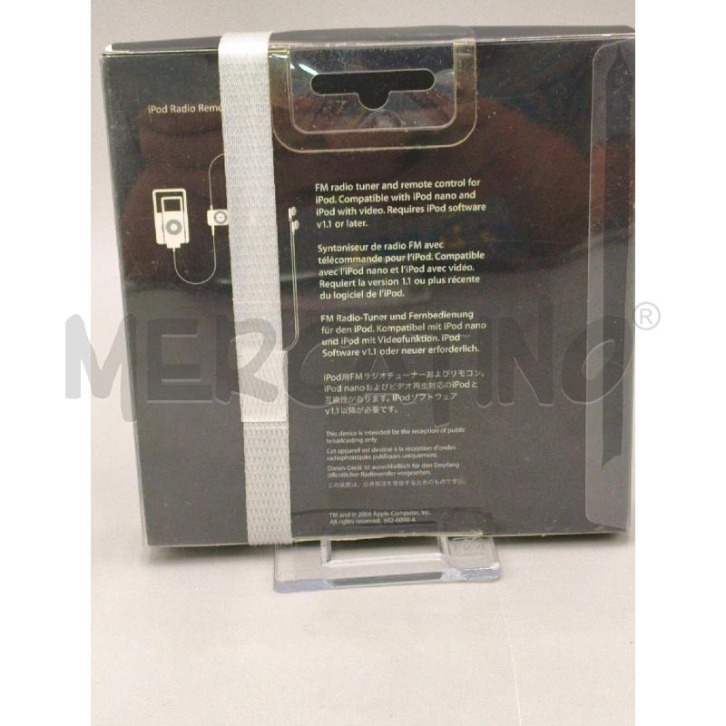 APPLE IPOD RADIO REMOTE PER IPOD CLASSIC DALLA V GEN E IPOD NANO SIGILLATO SEALED | Mercatino dell'Usato Moncalieri bengasi 2