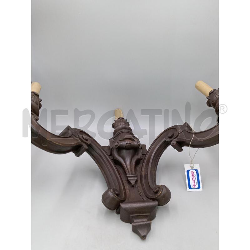 APPLIQUES LEGNO STILE BAROCCO 2 PZ  | Mercatino dell'Usato Moncalieri bengasi 1