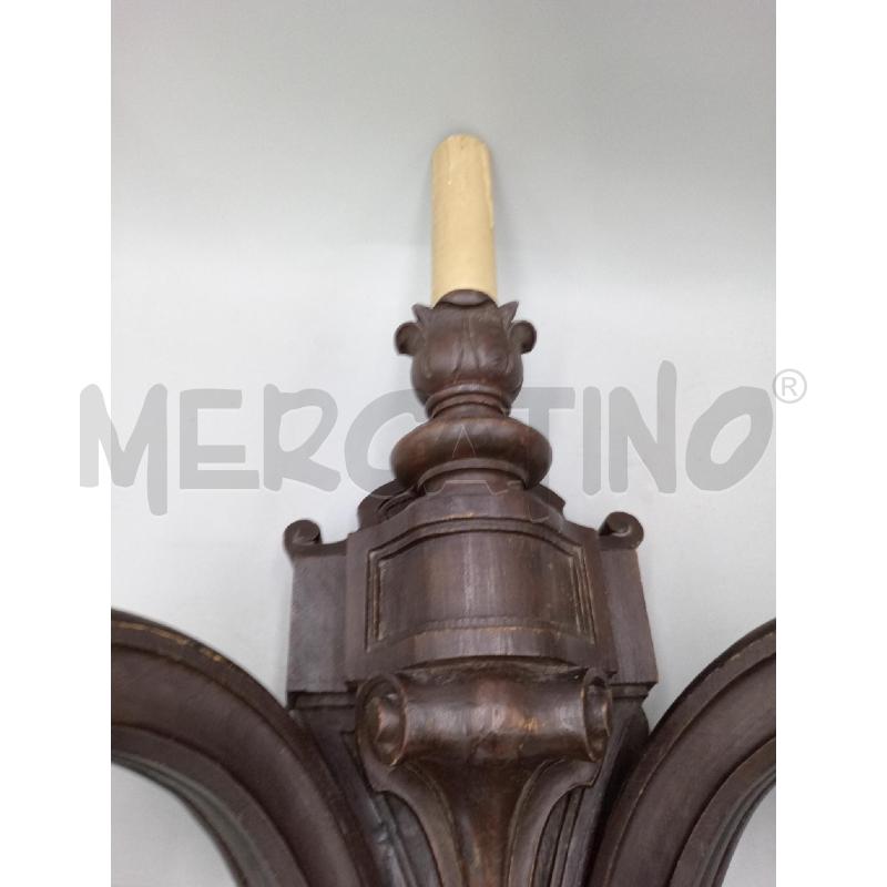 APPLIQUES LEGNO STILE BAROCCO 2 PZ  | Mercatino dell'Usato Moncalieri bengasi 2