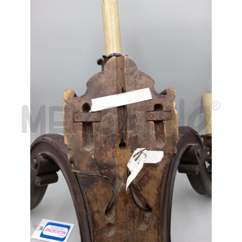 APPLIQUES LEGNO STILE BAROCCO 2 PZ  | Mercatino dell'Usato Moncalieri bengasi 3
