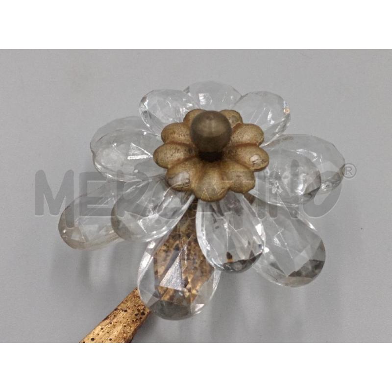 APPLIQUE COPPIA DORATO E CRISTALLO | Mercatino dell'Usato Moncalieri bengasi 3