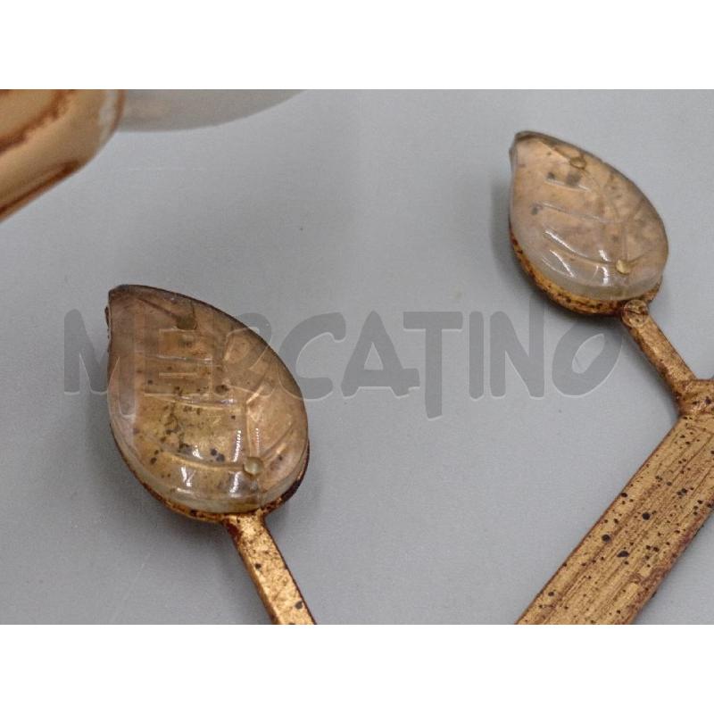 APPLIQUE COPPIA DORATO E CRISTALLO | Mercatino dell'Usato Moncalieri bengasi 5