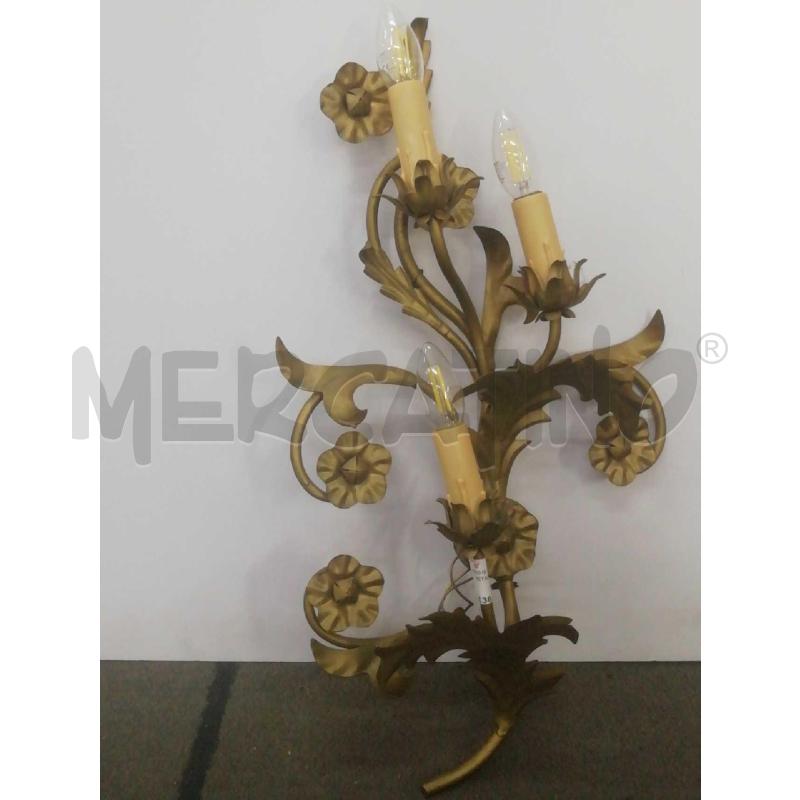 APPLIQUE METALLO 3 LUX  | Mercatino dell'Usato Moncalieri bengasi 1