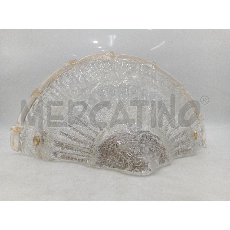 APPLIQUE VETRO DESIGN UPLIGHT GRANIGLIA C/LAMPADINA LED  | Mercatino dell'Usato Moncalieri bengasi 1