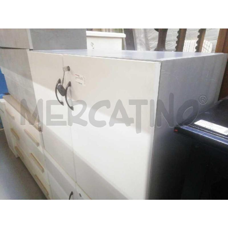 ARMADIETTO 2 ANTE GRIGIO | Mercatino dell'Usato Moncalieri bengasi 3